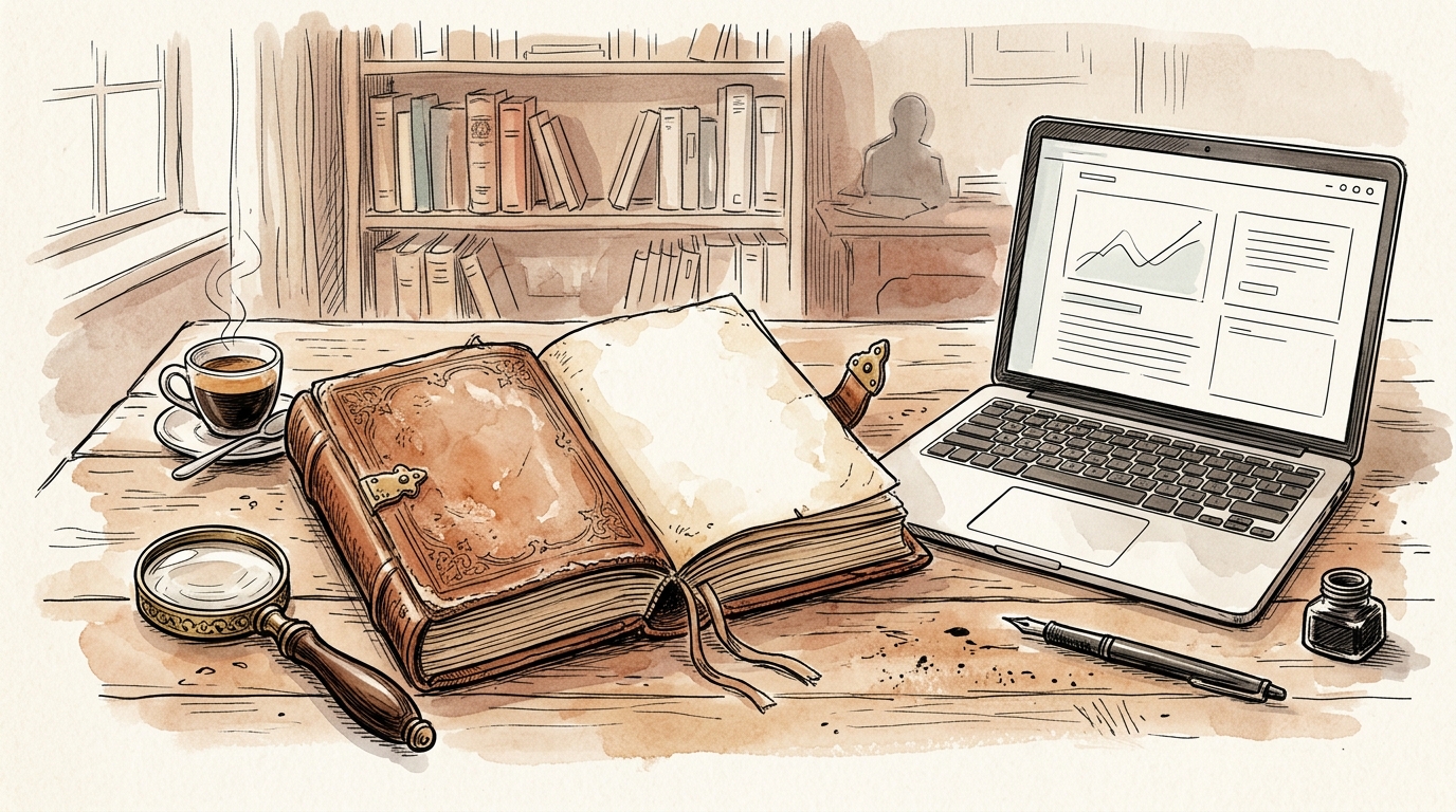 The 500-year-old habit, reimagined for modern screens.